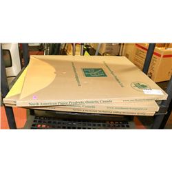 3 BOXES OF ASSORTED CONSTRUCTION PAPER.