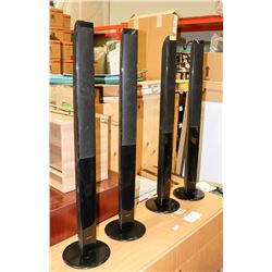 LOT OF 4 SURROUND SOUND SPEAKERS