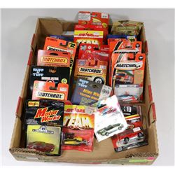 FLAT OF 20 PLUS NEW IN BOX COLLECTOR CARS VARIOUS