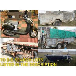 FEATURED LOTS: TRAILERS & REC VEHICLES