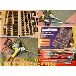 FEATURED LOTS: TOOLS
