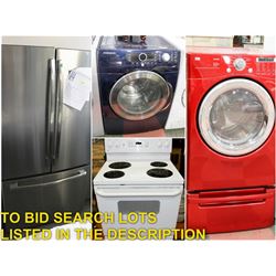 FEATURED LOTS: APPLIANCES