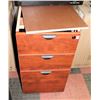 Image 1 : NEW WOOD TONE UNDERMOUNT OFFICE CABINET.