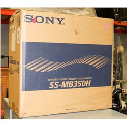 PAIR OF SONY SPEAKERS 30 WATT MODEL SS-MB350H.