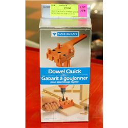 MASTERCRAFT DOWEL QUICK DOWLING JIG FOR 1/4, 5/16