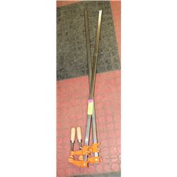 TISO JORGENSEN #3730 METAL CLAMPS WITH RUBBER