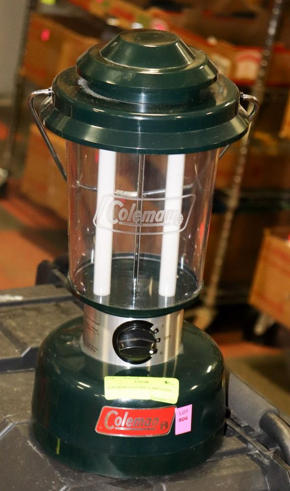 COLEMAN ELECTRIC CAMP LIGHT