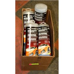 BOX OF SUPER ABSORBANT PVA DRYING CLOTHES.