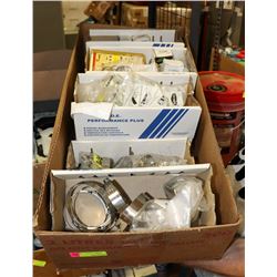 LARGE BOX OF ASSORTED HOSE CLAMPS.