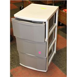 3 DRAWER STORAGE SHELF