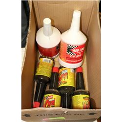 BOX OF REDVINE TRANSMISSION FLUID AND DEISEL FUEL