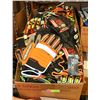 Image 1 : LARGE BOX OF ASSORTED WORK GLOVES.