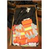 Image 1 : BOX OF REFLECTIVE WORK GLOVES SOLD WITH RUGGID