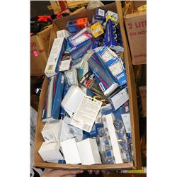 LARGE BOX OF AUTOMOTIVE BULBS.