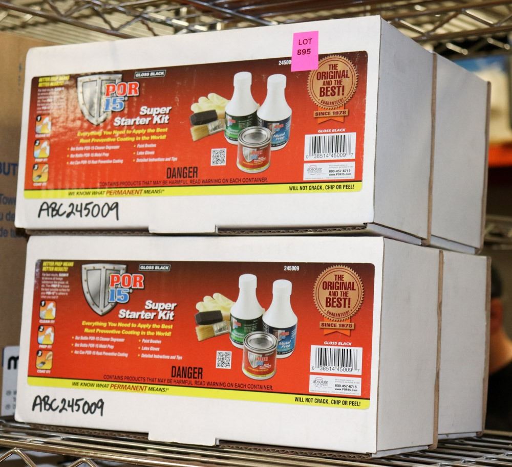 GROUP OF 4 SUPER STARTER KITS. RUST PREVENTATIVE