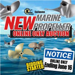 KASTNERS IS HOSTING A ONLINE ONLY MARINE PROPELLER