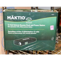 MAKTIG 12V VEHICLE BOOSTER PACK AND POWER STATION
