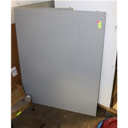 8 SHEETS OF 1/4" PEG BOARD-4 SHEETS 38" X 48"