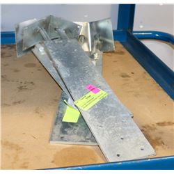 LOT OF 3 SHEPHERDS HOOKS-SAFETY HOOKS FOR ROOF