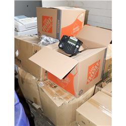 PALLET OF COMMERCIAL GRADE IP PHONES.