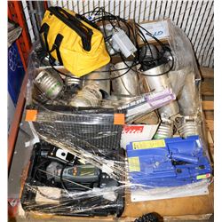 PALLET OF GAS MONITORS, RECALIBRATERS, SAFETY