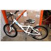 Image 1 : KIDS WHITE BIKE WITH 20" TIRES.