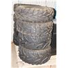 Image 1 : 4 QUAD TIRES NEW DUNLOP 25 X 8 X 12