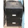 Image 1 : BLACK 2 DOOR FILING CABINET