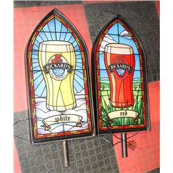 LOT OF 2 RICKARDS LIGHT UP SIGNS