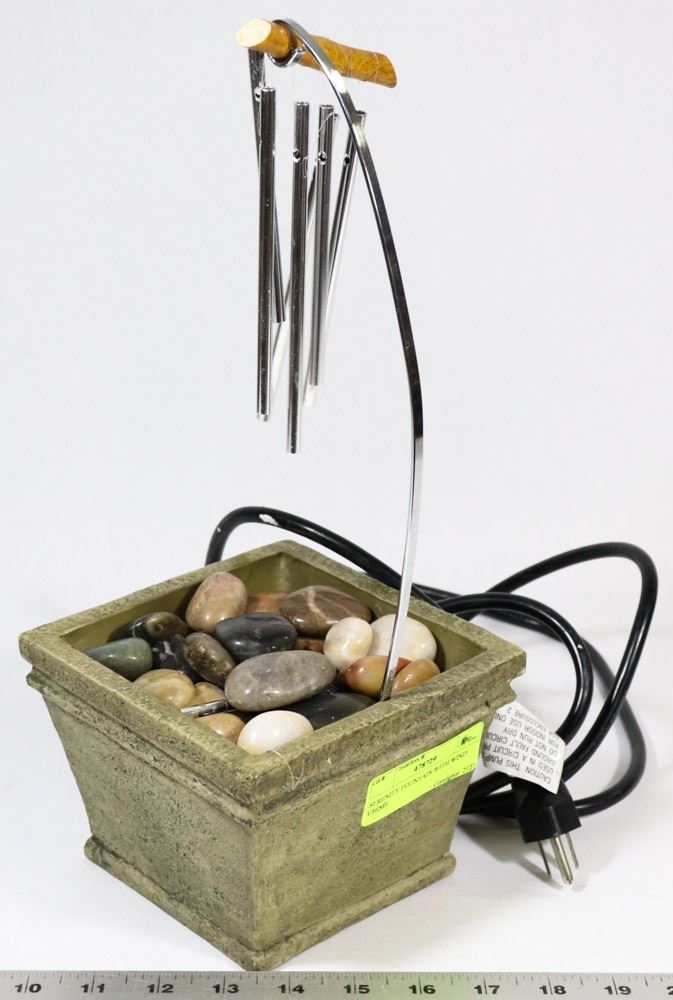 SERENITY FOUNTAIN WITH WIND CHIME Kastner Auctions