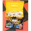 Image 1 : RUBBERMAID TOOL BOX FILLED WITH HARDWARE AND