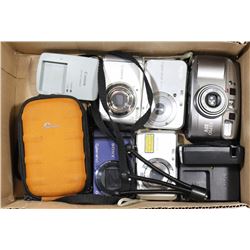 FLAT W/ 4 DIGITAL CAMERAS AND PENTAX