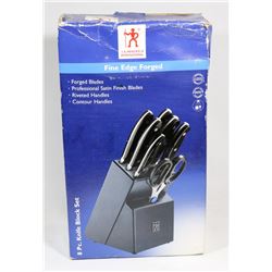 NEW J.A. HENCKELS FINE EDGE FORGED 8-PC