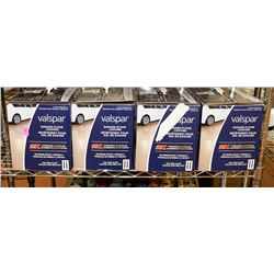 4 CASES OF VALSPAR TAN SEMI GLASS GARAGE FLOOR