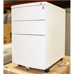 NEW HDL METAL 3 DRAWER OFFICE CABINET.