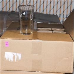 CASE OF 24 BIG ROCK BEER GLASSES.