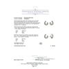 Image 3 : 3.00 ctw Diamond Earrings - 14KT White Gold
