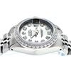 Image 4 : Rolex Ladies Stainless Steel Silver Diamond 26MM Datejust Wristwatch