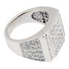 Image 1 : 3.90 ctw Diamond Ring - 18KT White Gold