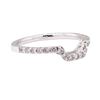 Image 1 : 0.50 ctw Diamond Shaped Band - 14KT White Gold