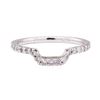 Image 2 : 0.50 ctw Diamond Shaped Band - 14KT White Gold