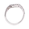 Image 4 : 0.50 ctw Diamond Shaped Band - 14KT White Gold