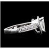 Image 3 : 14KT White Gold GIA Certified 1.53 ctw Diamond Ring