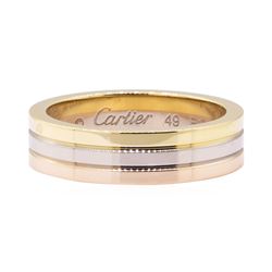 Cartier Tri-Color Wedding Band - 18KT Yellow, Rose and White Gold300