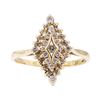 Image 2 : 0.40 ctw Diamond Ring - 14KT Yellow Gold