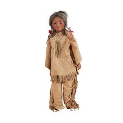 J. Turner - Set of Two Elderly Native American Dolls