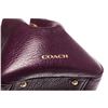 Image 8 : Coach Purple Pebbled Leather Small Satchel Handbag