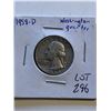 Image 1 : 1958 D Washington Silver Quarter Nice Early US Coin