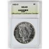 Image 3 : 1922-D PEACE SILVER DOLLAR