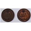 Image 2 : 1880 AND 1895 INDIAN CENTS